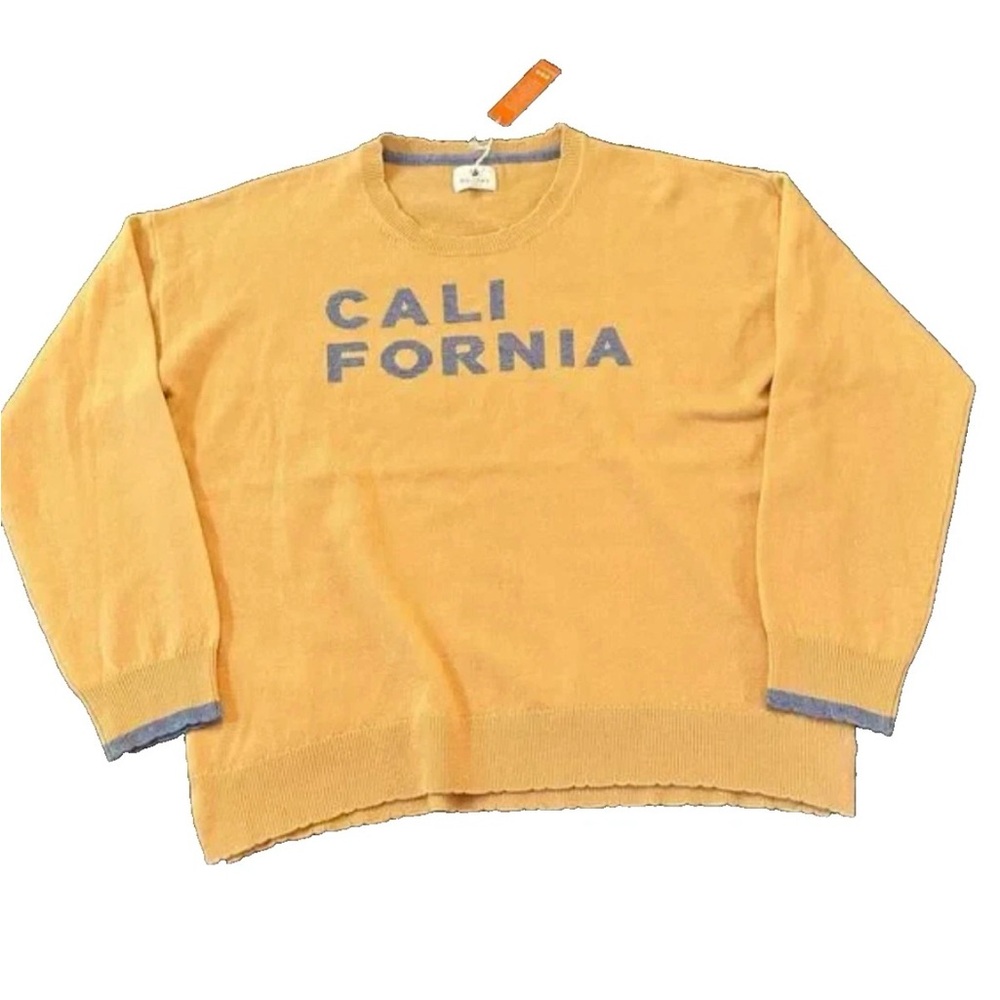NWT Anthropologie Sundry Cashmere Wool Crew California Medium